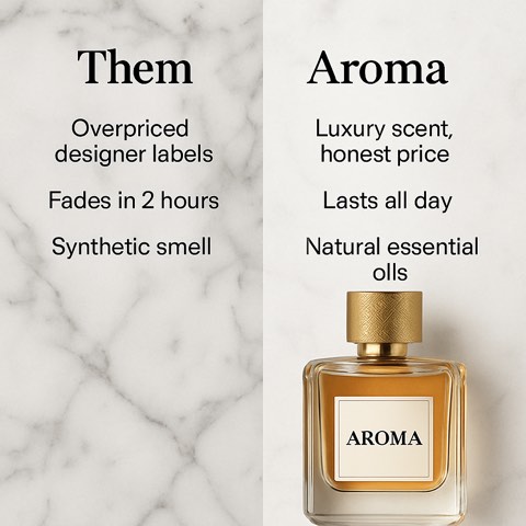 Two contrasting advertising directions arranged for visual comparison