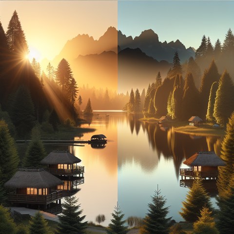Four visual directions developed from a shared creative starting point