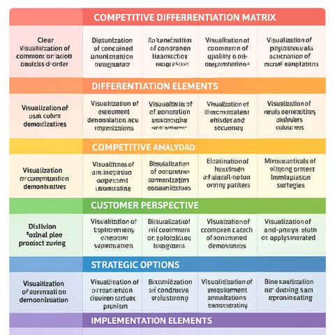 A structured comparison matrix for reviewing competing creative directions