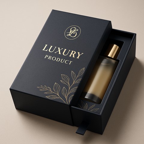A premium packaging concept focused on material, form, and presentation